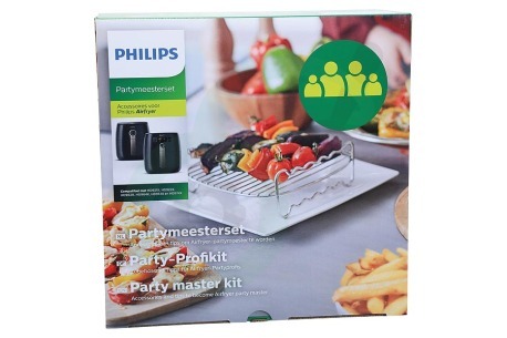 Philips Airfryer HD9904/01 Grillrooster Airfryer Snack Master kit