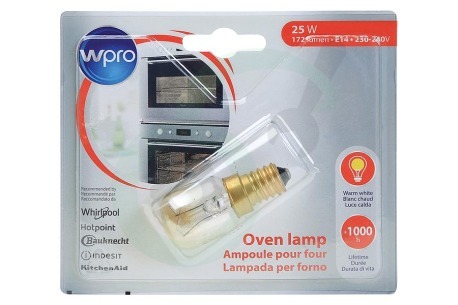 Brastemp Oven-Magnetron 484000008842 LFO136 Lamp Ovenlamp 25W E14 T25