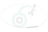 Haier Wasmachine 49055634 Knelring Spanring van manchet, voorzijde