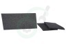 Bauknecht Wasdroger 481010354757 Filter schuim voor warmtewisselaar, 3 Stuks
