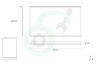 Siemens Koelkast 353027, 00353027 Glasplaat Boven groentelade