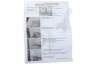 Electrolux Koelkast 207999317 Scharnierset vriesvakklep