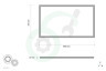 Hisense Koelkast HK1645450 Afdichtingsrubber Vriezer, Magnetisch