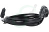 Q-Link 5440401 Snoer 2x0,75mm2 575W 2.5A zwart 3M