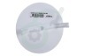 Universeel 0147711 Plafondplaat Afdekplaat rond+klem -wit