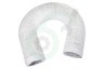 Universeel 61203900 Slang 150 mm wit -PVC+ALU-10mtr