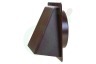 Universeel 62500102 Luchtrooster kunststof 100mm 1 klep, bruin