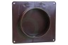 Universeel 62500102 Luchtrooster kunststof 100mm 1 klep, bruin