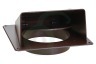 Universeel 62500102 Luchtrooster kunststof 100mm 1 klep, bruin