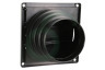 Universeel 62500501 Universeel lamellenrooster 3 lamellen 100-130mm, zwart