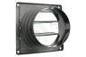 Universeel 62500501 Universeel lamellenrooster 3 lamellen 100-130mm, zwart
