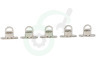 Deltafix 2664 Tourniquetsluiting 22 x 14mm Nikkel, 5 stuks