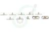 Deltafix 2679 Loxx Bodemplaat 27mm x 11mm. x 9mm.