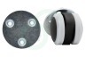 Nilfisk Stofzuiger 1471040500 Zwenkwiel dubbel KING/GD1000 SERIE