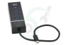 ACT AC6415 4-Poorts USB 3.1 Gen1 (USB 3.0) Hub Type-C