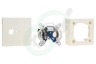 Braun Telecom A160010 BTV 1 IEC-NL-SET (Ziggo) Wandcontactdoos Signaal overnamepunt opbouw (SOP)