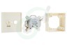 Braun Telecom A160010 BTV 1 IEC-NL-SET (Ziggo) Wandcontactdoos Signaal overnamepunt opbouw (SOP)