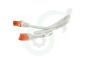 Universeel UTP CAT6 Netwerkkabel Wit, 0.5 meter, 2x RJ45 Male