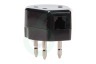 Easyfiks BME844 Telefoon Stekker RJ11 6p4c Female - PTT Male, Zwart, NL