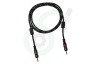 Masterfiks BMM201 Jack Kabel 2x 3.5mm Stereo Male, 1.5 meter, Verguld