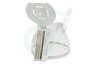 Melitta 6708153 Koffiekan Koffiekan Look DeLuxe, Look Timer, wit/RVS