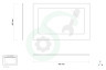 Laden Oven-Magnetron 481010545250 Glasplaat Binnenruit oven 495x405mm