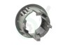 Atag 481241129017 Rand van bedieningsknop zilver grijs