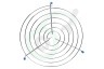 Samsung Oven-Magnetron DE9700136B DE97-00136B Rooster Laag model H=40mm D=260mm