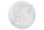 Whirlpool 115842, C00115842  Vuldeur Kompleet, wit schuin glas geschikt voor o.a. WI102,122,WIL125,
