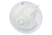 Whirlpool 508249, C00508249 306743, C00306743 Wasmachine Vuldeur Compleet wit, schuin glas geschikt voor o.a. IWB6163, IWC5125