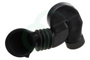 Bosch 480833, 00480833 Wasautomaat Slang zeepbak kuip Haaks -harmonica- geschikt voor o.a. WXLS1430, WFR3230