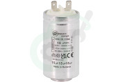 Electrolux 1240344745 Drogers Condensator 15uF geschikt voor o.a. T8DEN865C, TWGL5E300