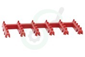 Husquarna 140159440068 Afwasmachine Inzet Rubber voor korf, rood geschikt voor o.a. FSE63777P, EG5BVI, GA55LICN