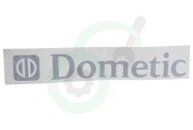Dometic 3868500491  Sticker Logo Dometic geschikt voor o.a. Dometic airco's