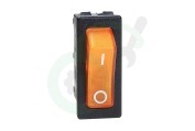 Electrolux 292627520  Schakelaar Verlicht, Oranje geschikt voor o.a. RM4211, RM4401