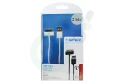Spez 10341  USB Kabel Apple Dock connector, Wit, 200cm geschikt voor o.a. Apple iPhone, iPad, iPod