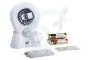 GP  810NOMAD 053743-LAME1 GP Lighting Nomad LED lamp met bewegingsmelder geschikt voor o.a. Inclusief 3x AA batterijen