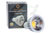 Vintage LedLight  0087 LED Spotlight GU10 White 7W 2700K geschikt voor o.a. Dimbaar, 7W, 2700K