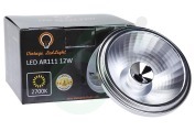 Vintage LedLight  0145 LED AR111 G53 Dimbaar 2700K 12W 24 Graden geschikt voor o.a. Dimbaar 2700K, 12W, 24 Graden
