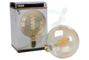 Calex  1001001000 Calex LED Volglas Flex Filament Globelamp geschikt voor o.a. E27 Goud Dimbaar 3.8W G125