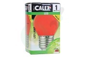 Calex  473428 Calex LED G45 220-240V 0.5-1W Rood E27 geschikt voor o.a. E27 G45 0.5W-1W 240V