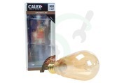 Calex  1201000600 Calex LED Glasfiber Rustieklamp ST64 geschikt voor o.a. E27 3,5W 120lm 1800K ST64