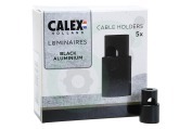 940090 Calex Plafondhouder, Zwart Aluminium
