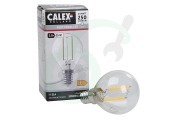 1101000800 Calex LED Volglas Filament Kogellamp 2W 250lm E14