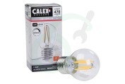 Calex  1101004300 LED Straight Filament Kogellamp Helder 4,5W E27 geschikt voor o.a. E27 4,5W 470Lm 2700K