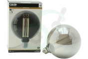 Calex  1201001100 Globe LED Glasfiber Titanium G125 E27 3,5W Dimbaar geschikt voor o.a. E27 3.5W 40lm 2000K Dimbaar