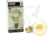 Calex  1001003200 LED Standaard A60 Goud Flex Filament E27 5,5W geschikt voor o.a. E27 5,5W 470lm 2100K