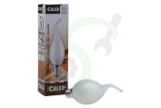 Calex  413604 Calex Tip Kaarslamp 240V 10W 50lm E14 mat geschikt voor o.a. E14 BXS35 Dimbaar