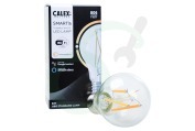Calex  429012 Smart LED Filament Clear Standaardlamp E27 Dimbaar geschikt voor o.a. 220-240V, 7W, 806lm, 1800-3000K