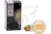 Calex  5101002100 Smart LED Filament Gold Standaardlamp E27 Dimbaar geschikt voor o.a. 220-240V, 7W, 806lm, 1800-3000K